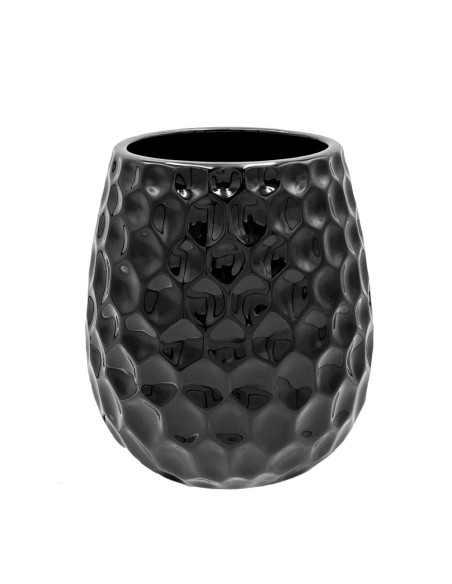Ceramic patterned gourd - white