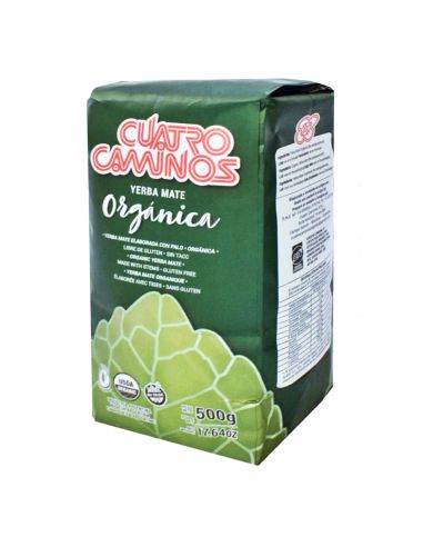 Cuatro Caminos Organic 500g | Smoke-Free Argentine Yerba Mate