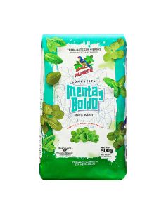 Pajarito Mint & Boldo Yerba Mate 500g – Refreshing Herbal Blend